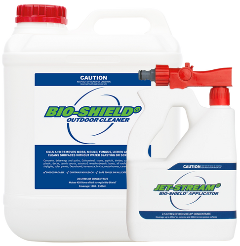 Bio-Shield® Outdoor Cleaner for Moss, Lichen and Algae Removal